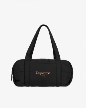 Black Repetto Padded nylon duffle Size M Women's Sports Bag | 18025NBCZ