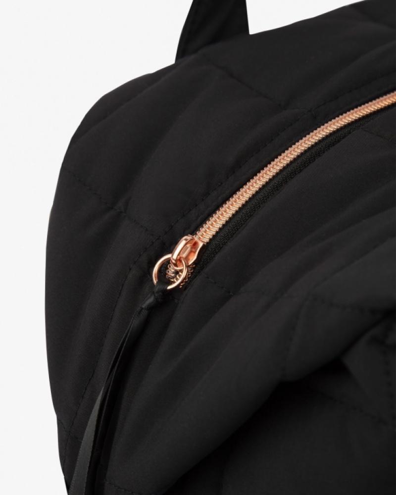 Black Repetto Padded nylon duffle Size L Women's Sports Bag | 60945ZROM